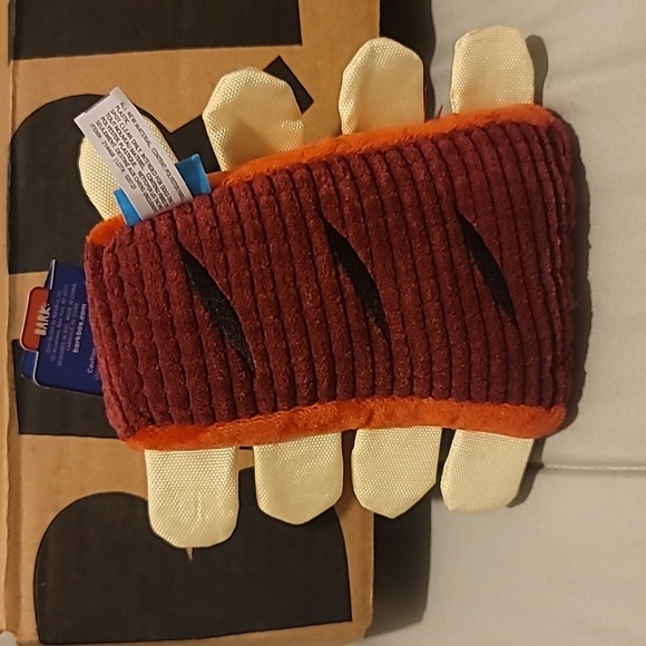 BARK PIBBLE DRIBBLE’S DOUBLE-BIB RIBBLES DOG TOY medium - Picture 2 of 4